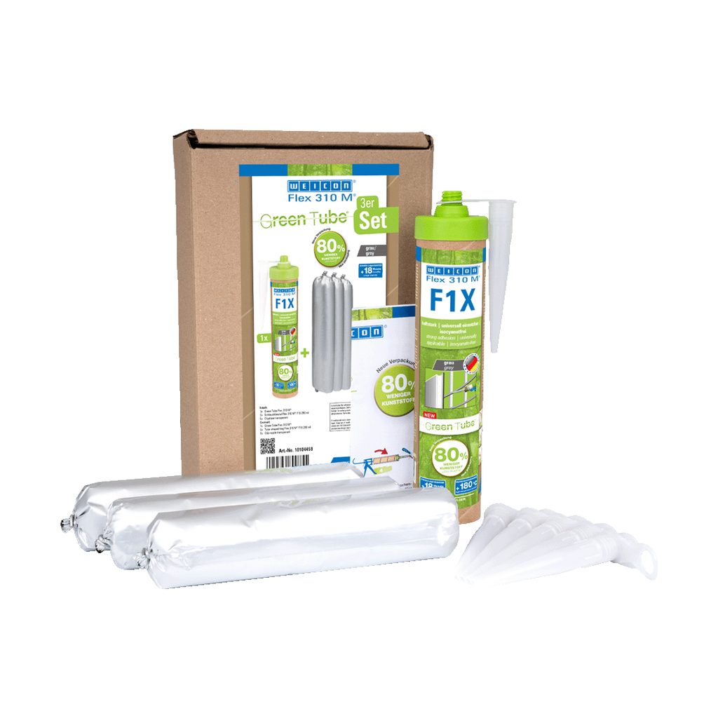 [643000770] ADHESIVO FLEX 310M GREEN TUBE F1X GRIS - 280 ML. WEICON REF 10102385