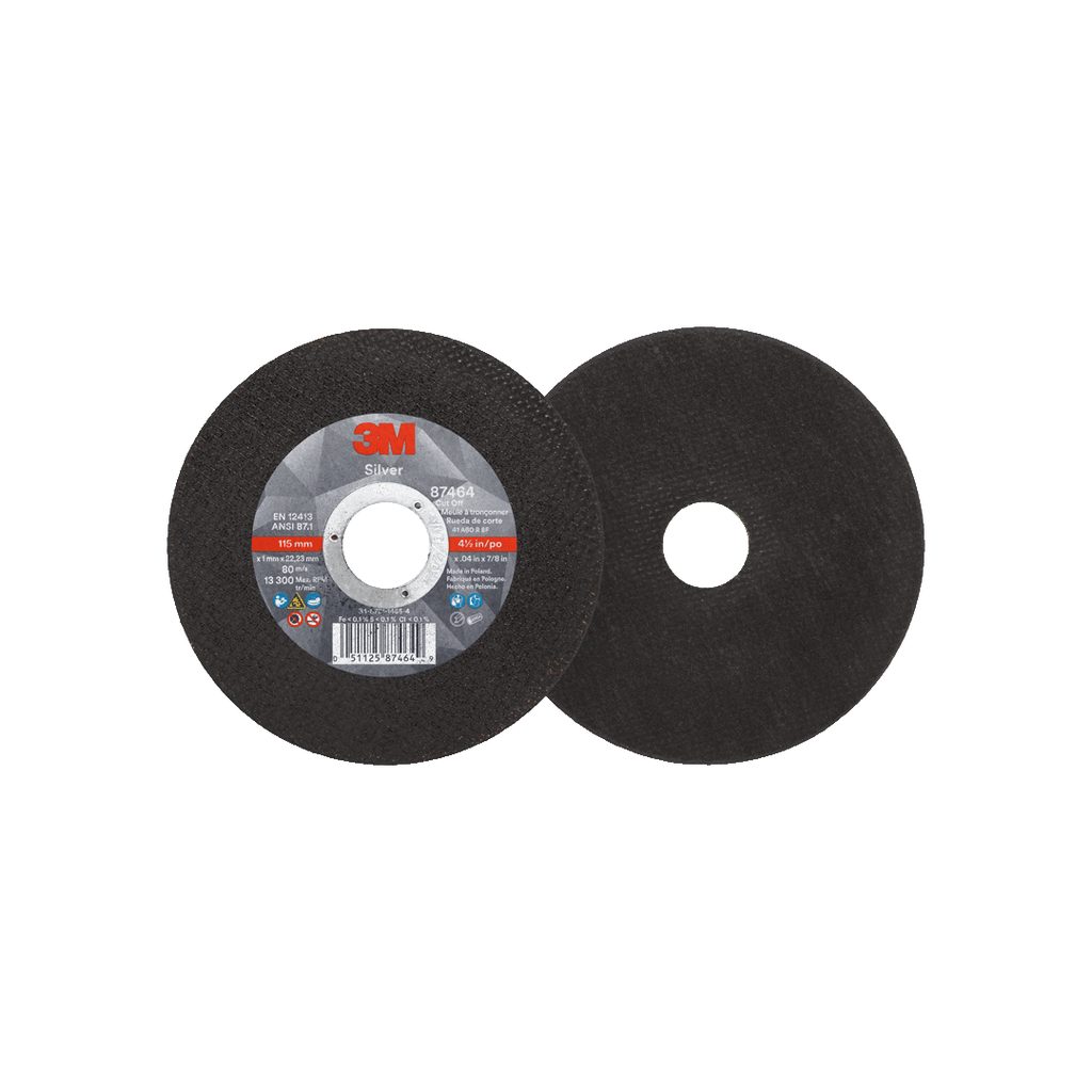 [075000244] DISCO SILVER CORTE PLANO 4.5" X 1.0MM X 7/8 REF: 87464