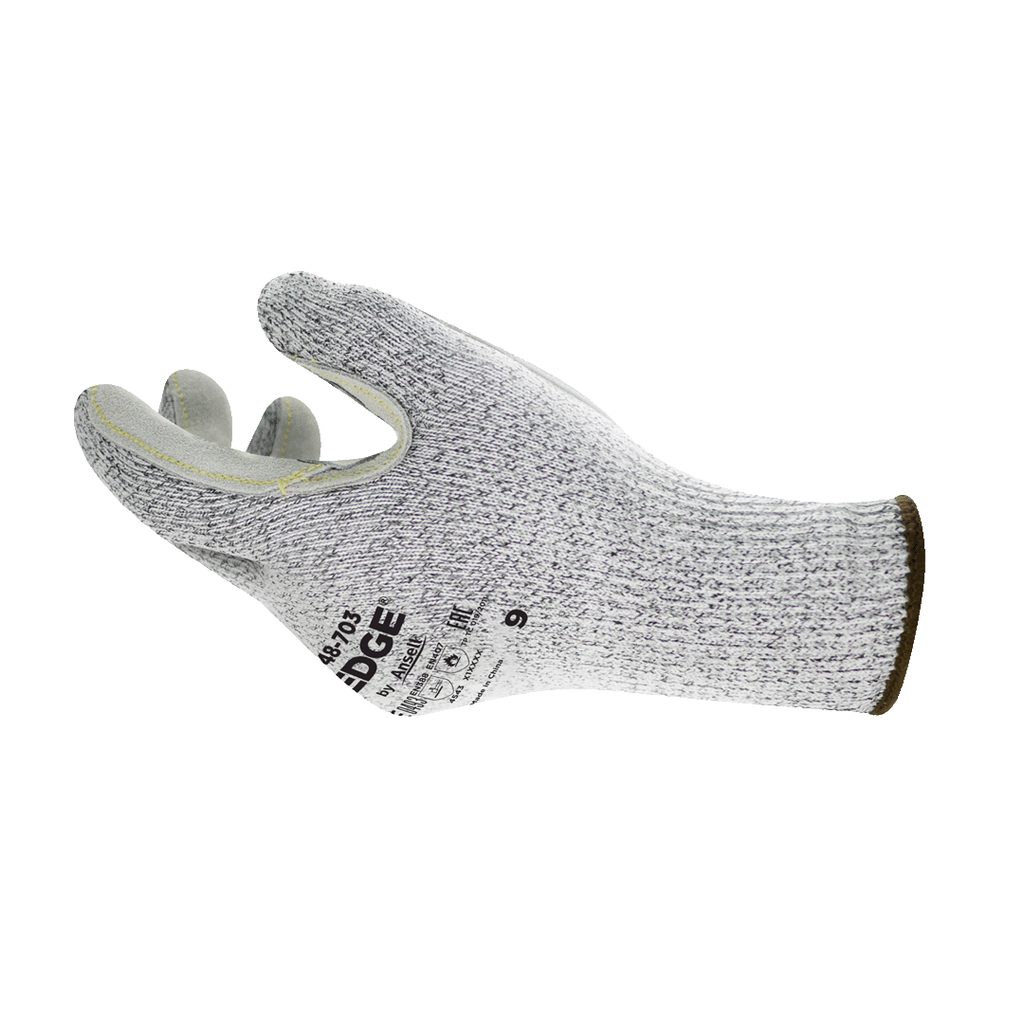 [250100660] GUANTE EDGE TEJIDO CON CUERO PALMA REF: 48-703 TALLA 9: 250100660
