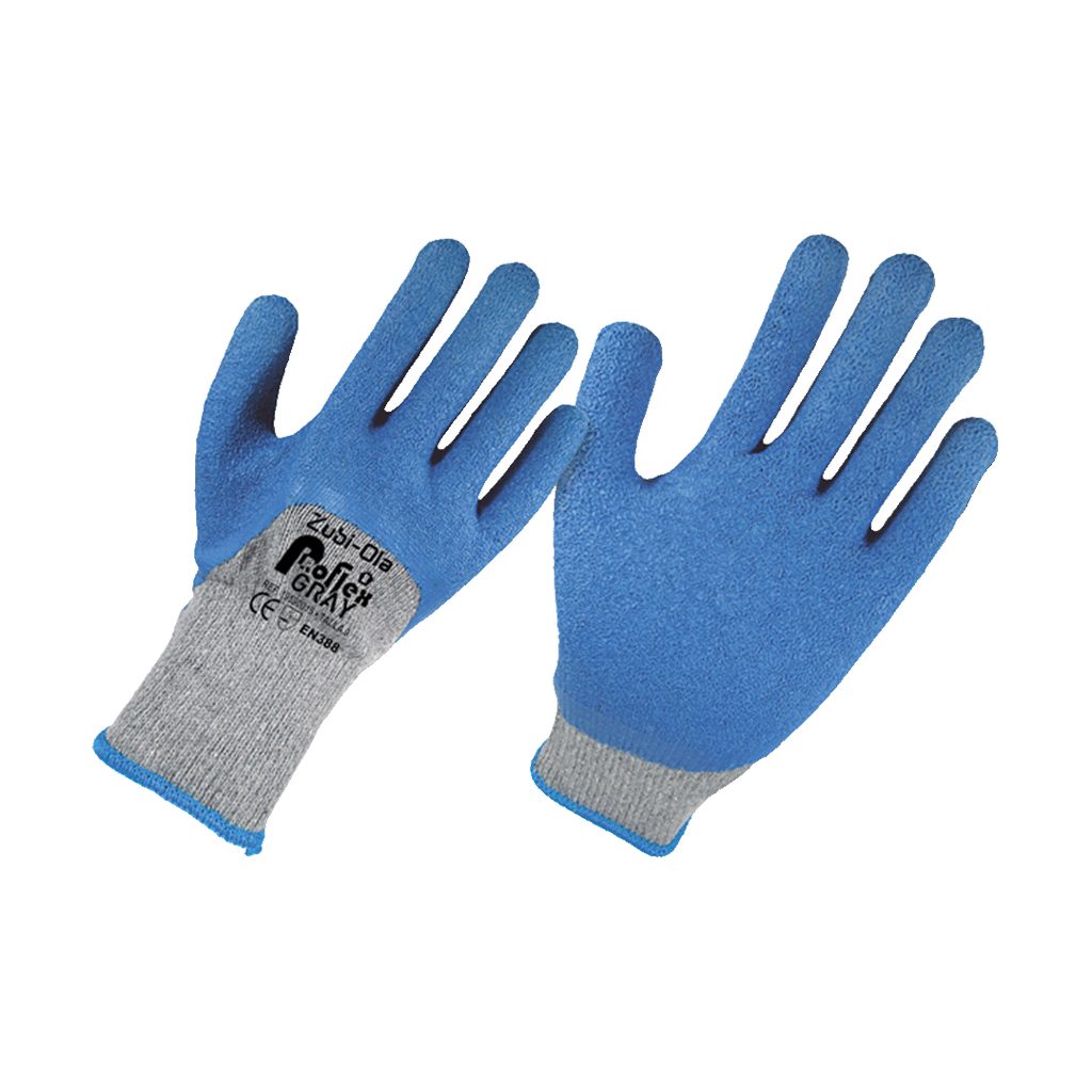 [060604058] GUANTE HILAZA LATEX AZUL PROFLEX REF19590015 T 9 REM 060202050