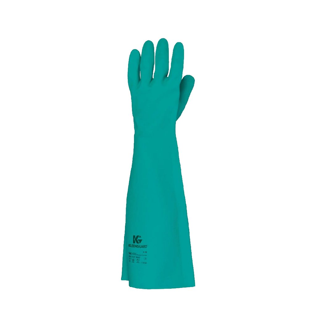 [158160102] GUANTE KLEENGUARD G80 NITRILO VERDE DE 18" (22MIL) TALLA 10 REF: 30212904/856301