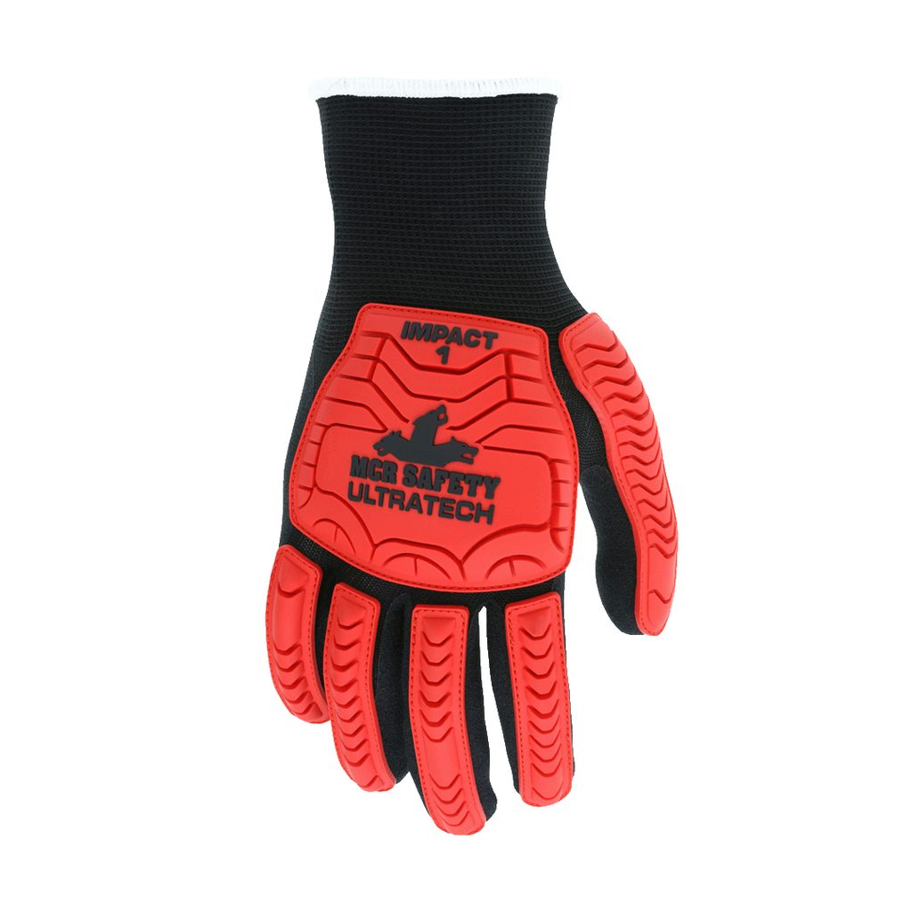 GUANTE MCR NYLON RECUBIERTO NITRILO ESPUMADO PROTECCION IMPACTO REF: UT1950M