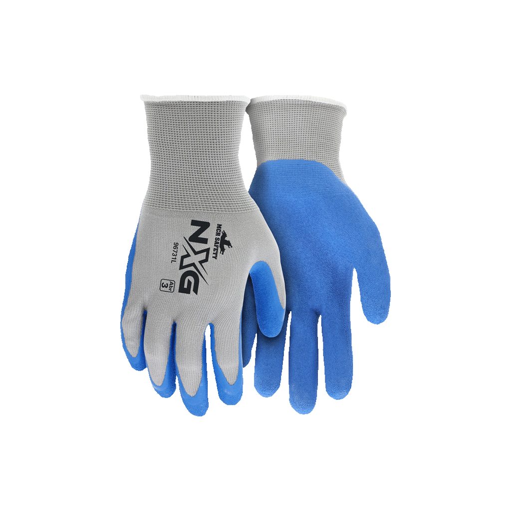GUANTE MCR NYLO/POLIESTER RECUBIERTO LATEX ESPUMOSO REF: 96731XL