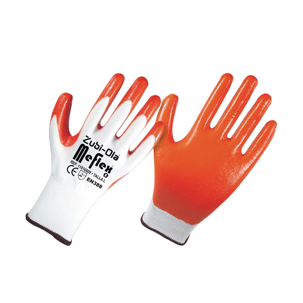 GUANTE NYLON RECUBIERTO NITRILO "MEFLEX" REF: 11916609
