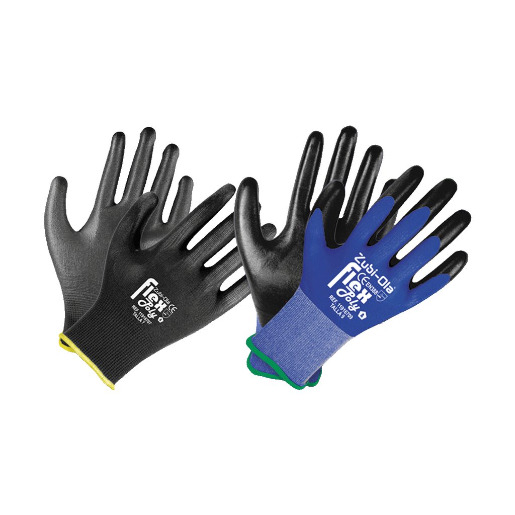 GUANTE EN POLIESTER/POLIURENTANO “FLEXPOLY” REF:11916706 TALLA 6