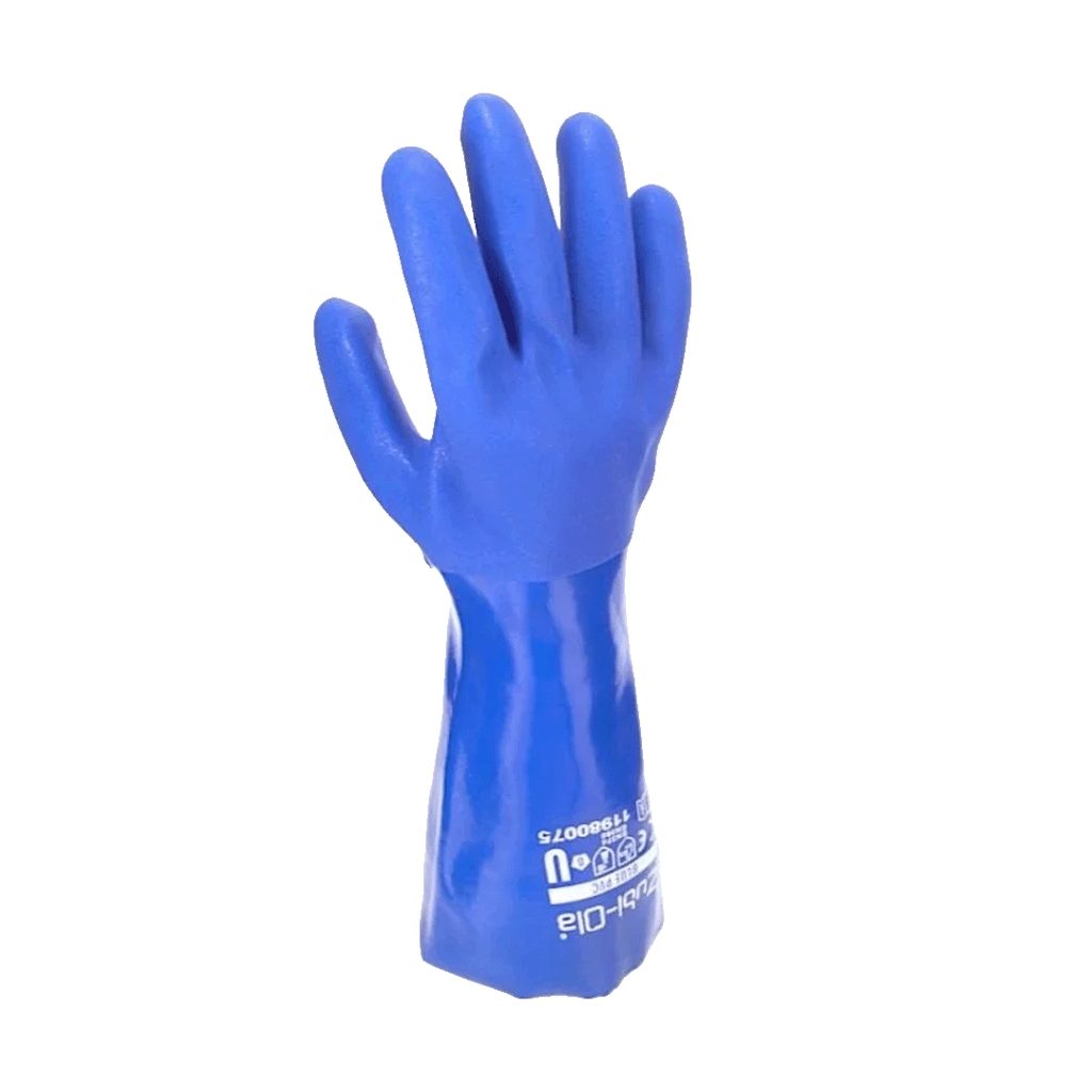 GUANTE SEMICORRUGADO AZUL 13" REF: 11980075