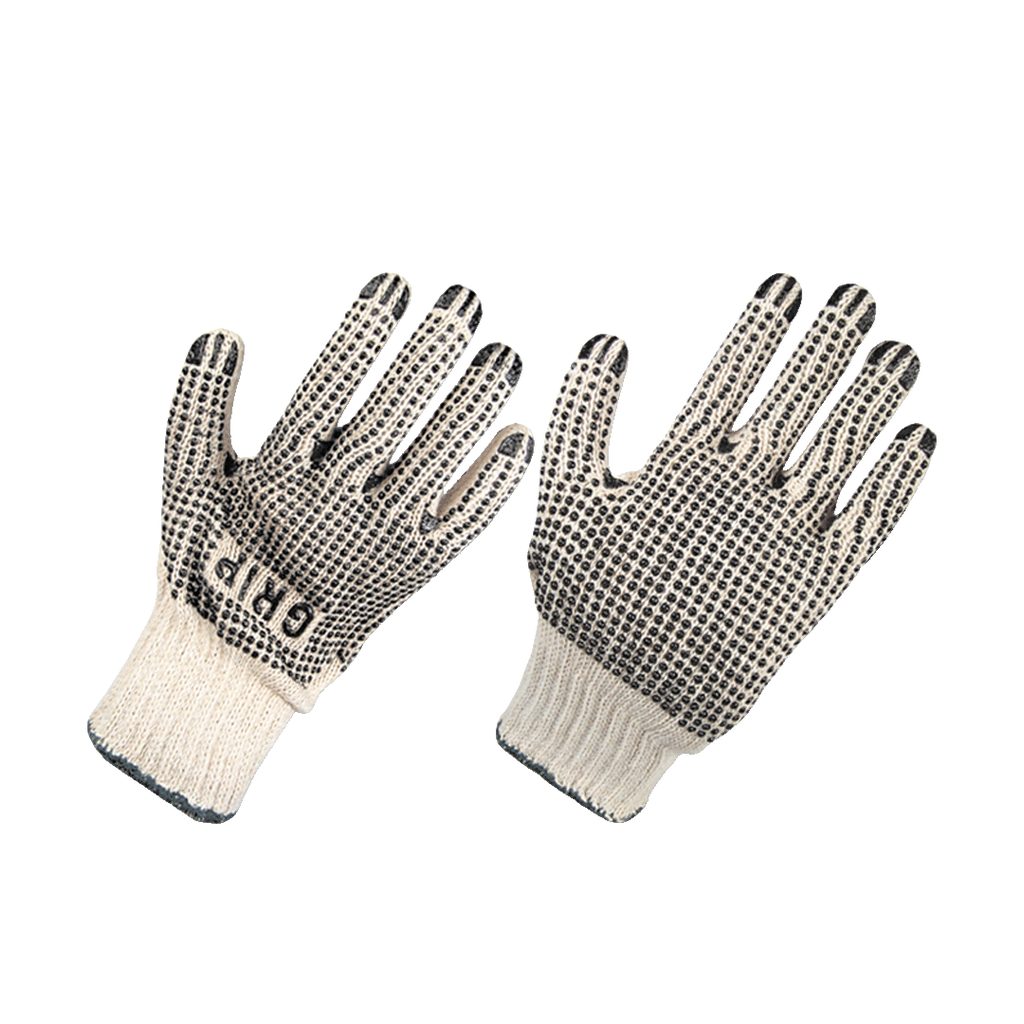 GUANTES HILAZA ALGODON POLIESTER PVC 19800111