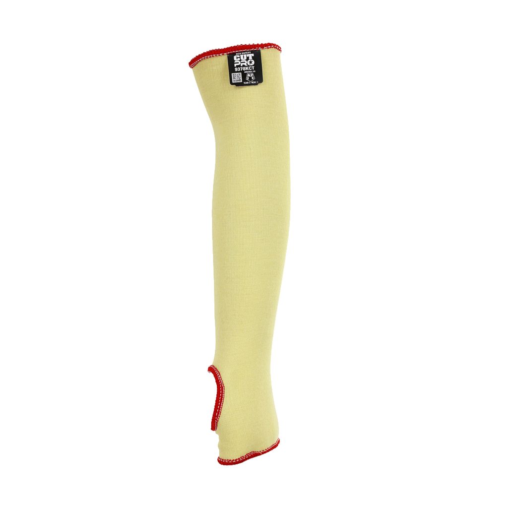 MANGA MCR KEVLAR/ALGODÓN AMARILLO 18" RANURA PARA PULGAR REF: 9378KCT **E&E**