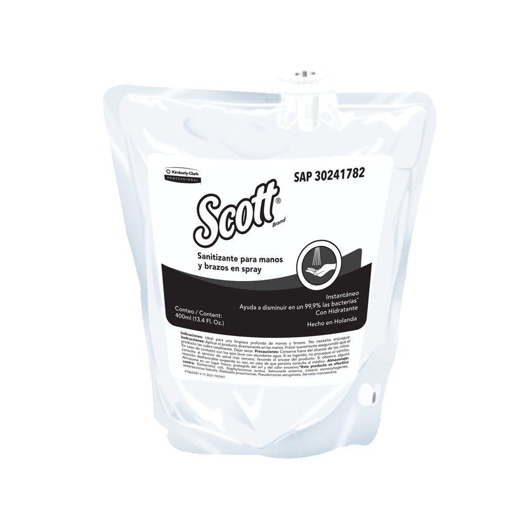 [159900916] SANITIZANTE SCOTT DE MANOS SPRAY X 400ML (X UND) REF: 30197085 /30241782
