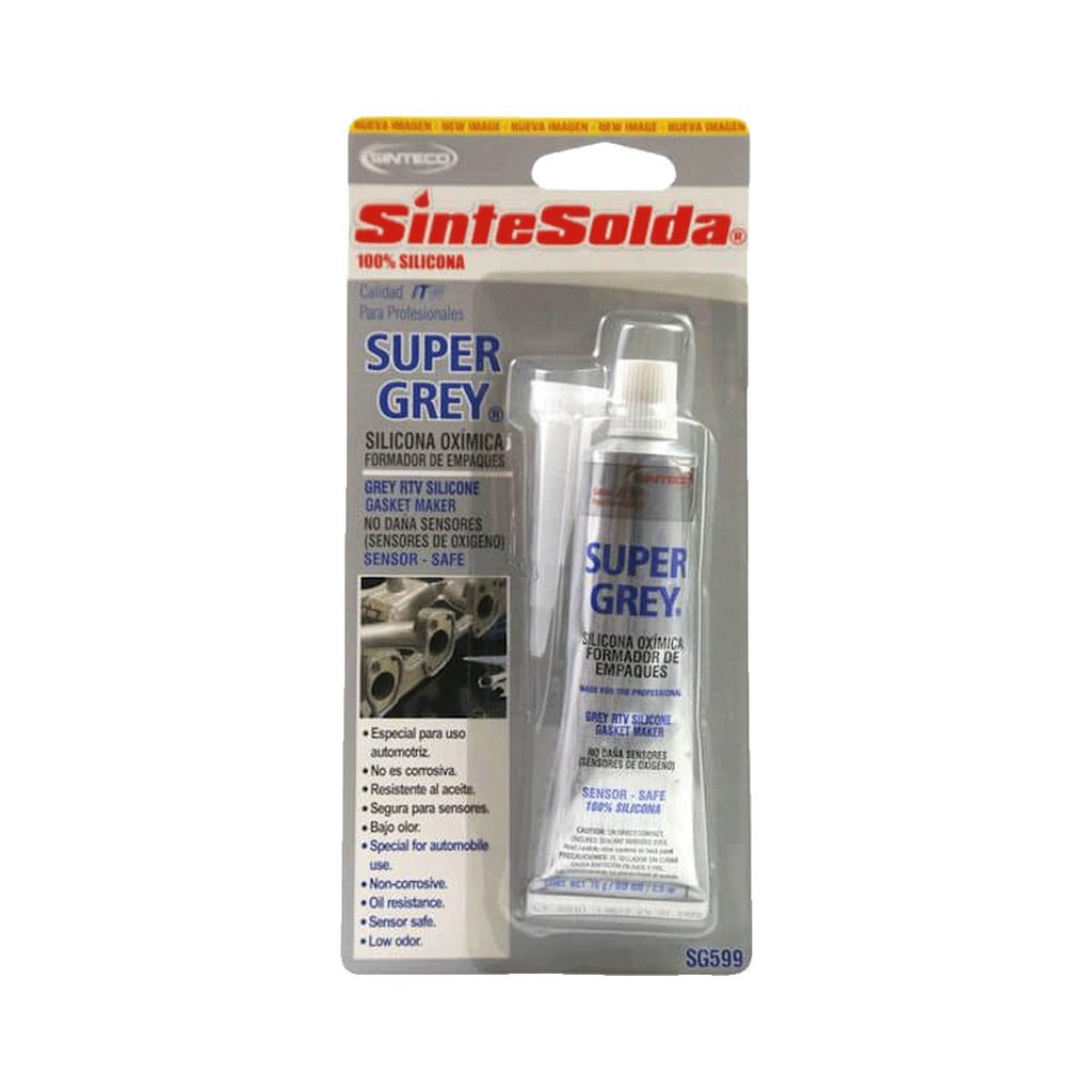 SILICONA SELLANTE GRIS SUPERGREY X 50 GR. CON BLISTER REF: 1303046