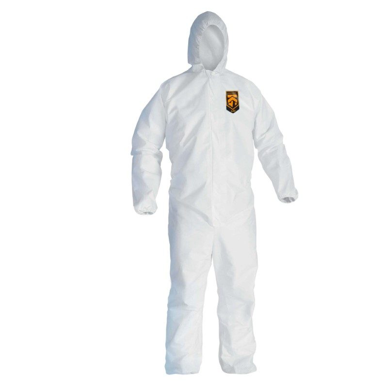 TRAJE KLEENGUARD A40 CON CAPUCHA TALLA L REF: 30179883 * DESCONTINUADO* * PRECIO HASTA AGOTAR EXISTENCIAS *