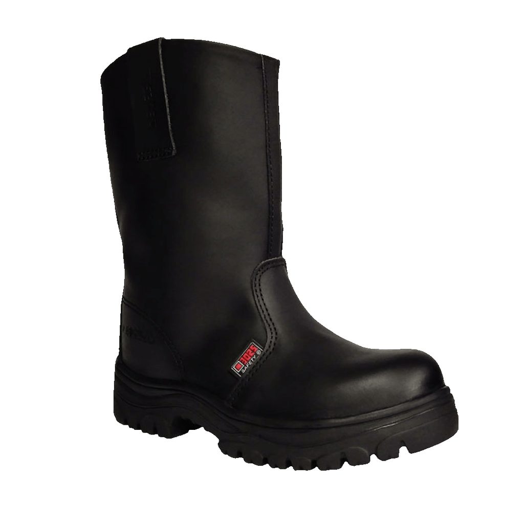 BOTA ATS-407 CUERO LISO COLOR NEGRA REF: 6192 TALLA 35