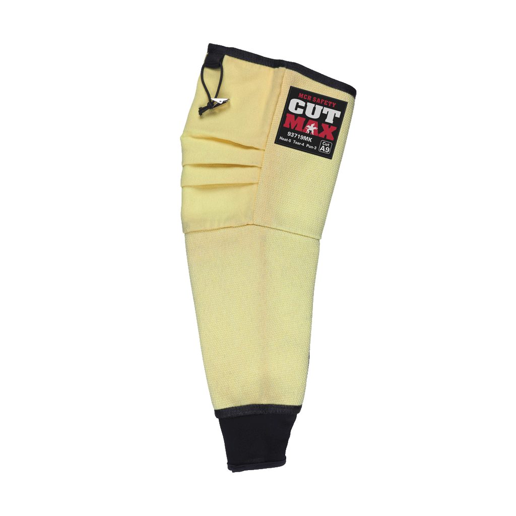 MANGA MCR SAFETY CUT PRO RESISTENTE A CORTE A9. FIBRA MODACRILICA S/KEVLAR 19" REF:93719MK