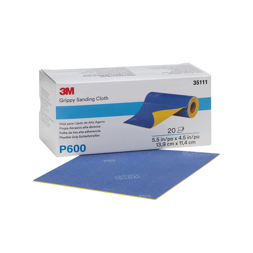 P600 ROLLO ABRASIVO FLEXIBLE35111 - 20 HOJAS CADA ROLLO