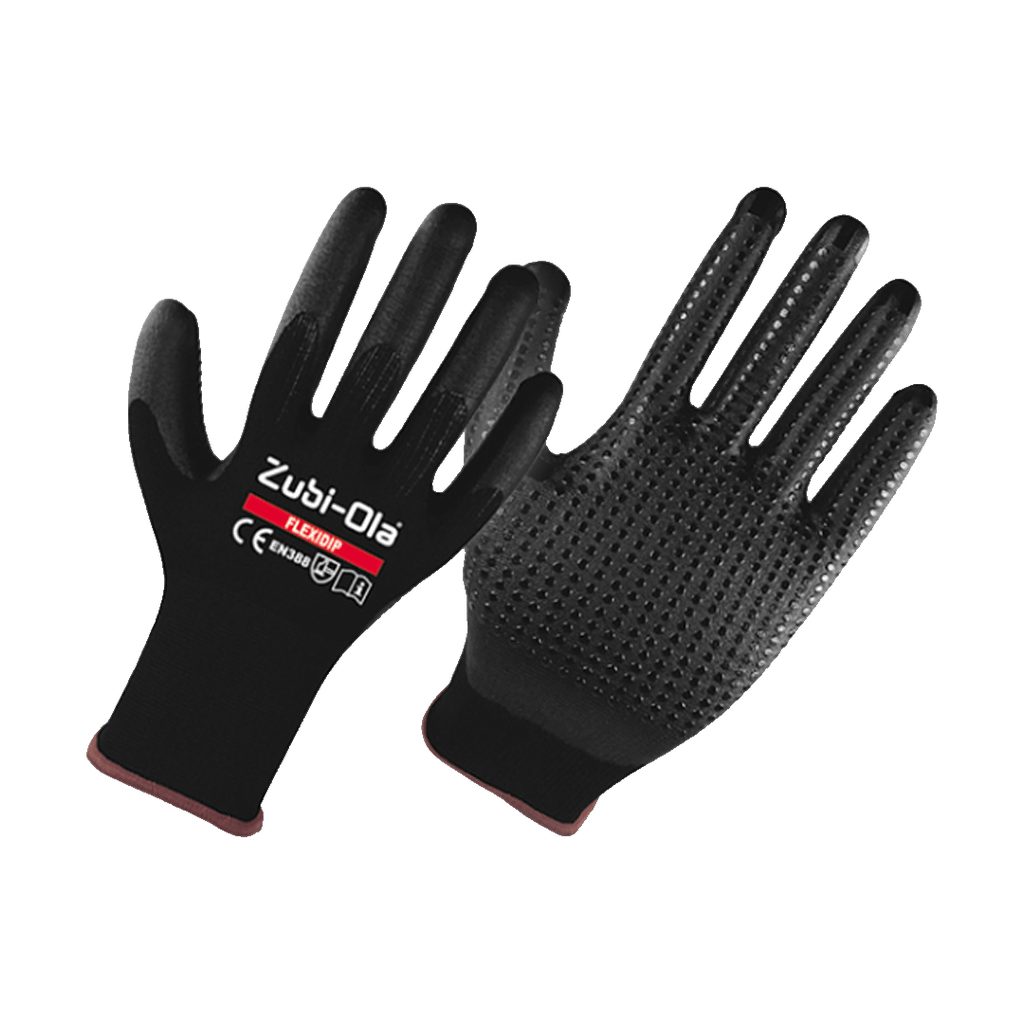 GUANTES NYLON/ SPANDEX RECUBIERTOS EN NITRILO "FLEXIDIP" TALLA 8 REF: 11939808