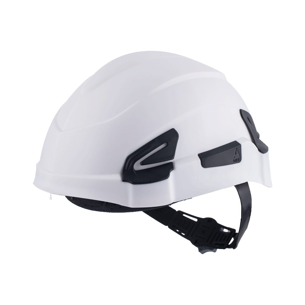 [380201152] CASCO ANDES S/V BLANCO + ARNES TEXTIL CREMALLERA + BARBUQUEJO DE 4 PUNTOS SIN MENTONERA REF 904840