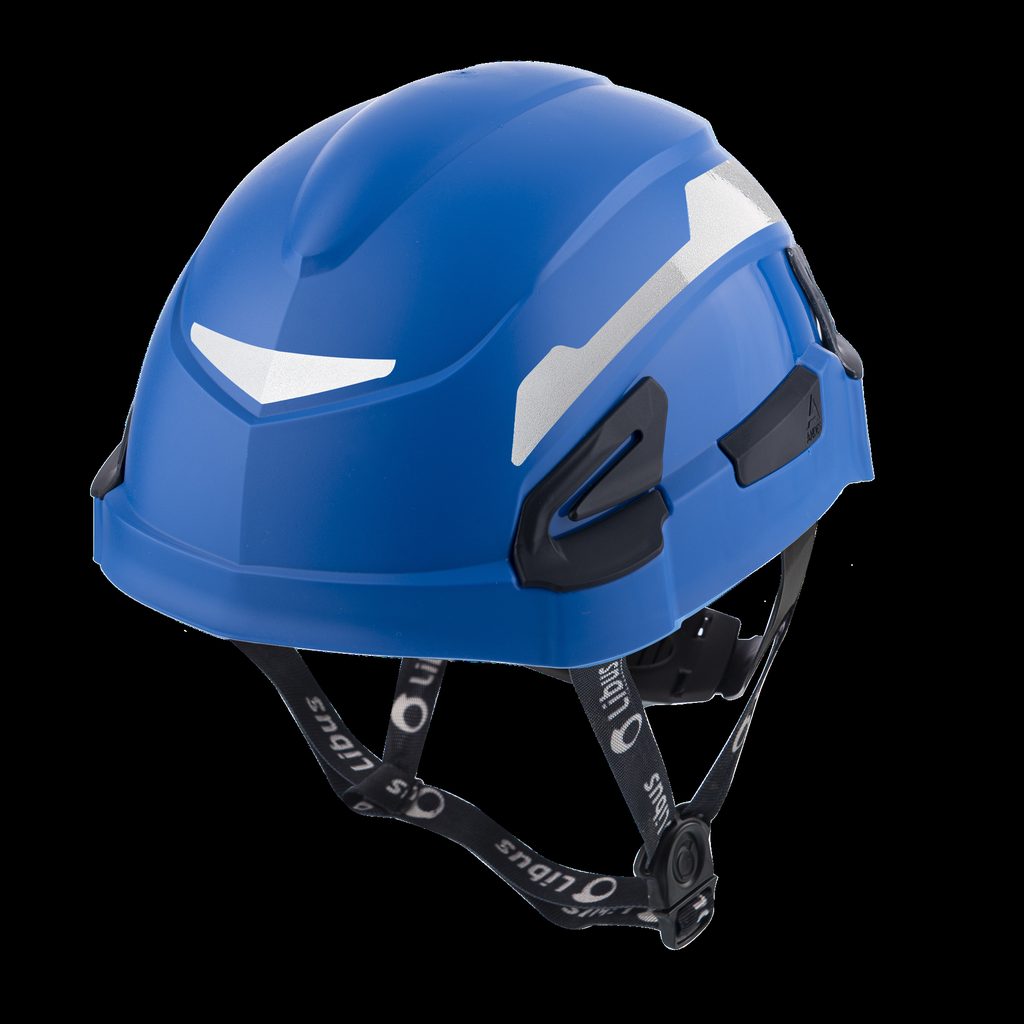 CASCO ANDES S/V AZUL + ARNES TEXTIL CREMALLERA + BARBUQUEJO DE 4 PUNTOS SIN MENTONERA REF 904843