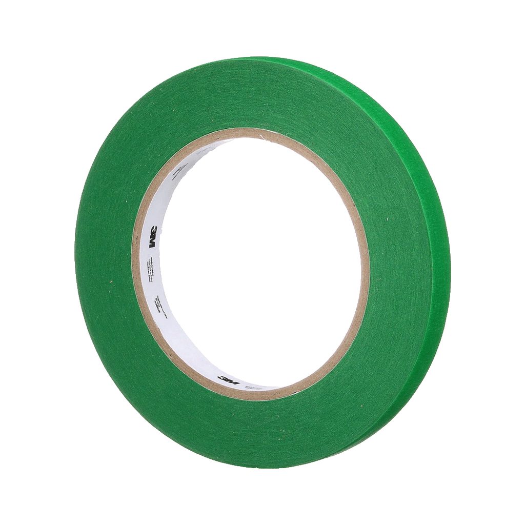 [074000160] CINTA DE ENMASCARAR VERDE RESISTENTE A LOS RAYOS UV 12MM X 55M (MASKING RESIST)