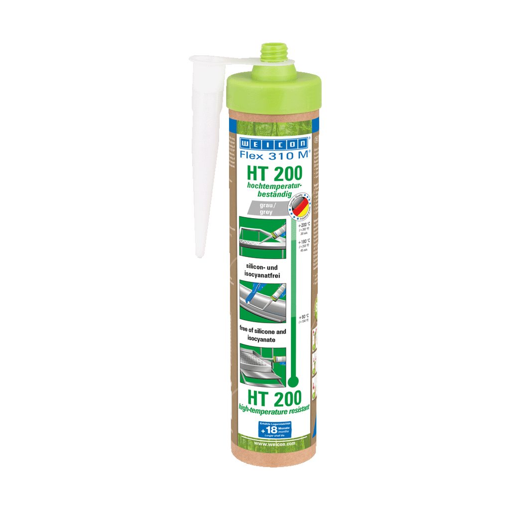 ADHESIVO Y SELLADOR CON ALTA RESISTENCIA FLEX 310 M - HT 200 GRIS - 310 ML. WEICON REF: 13655310 / 10031792 / 13655290