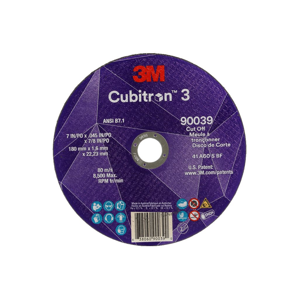 [075501756] DISCO CUBITRON 90039 C3COW 60+T1 7X.045X7/8 ZZ 25/50WL SKU 60440613424