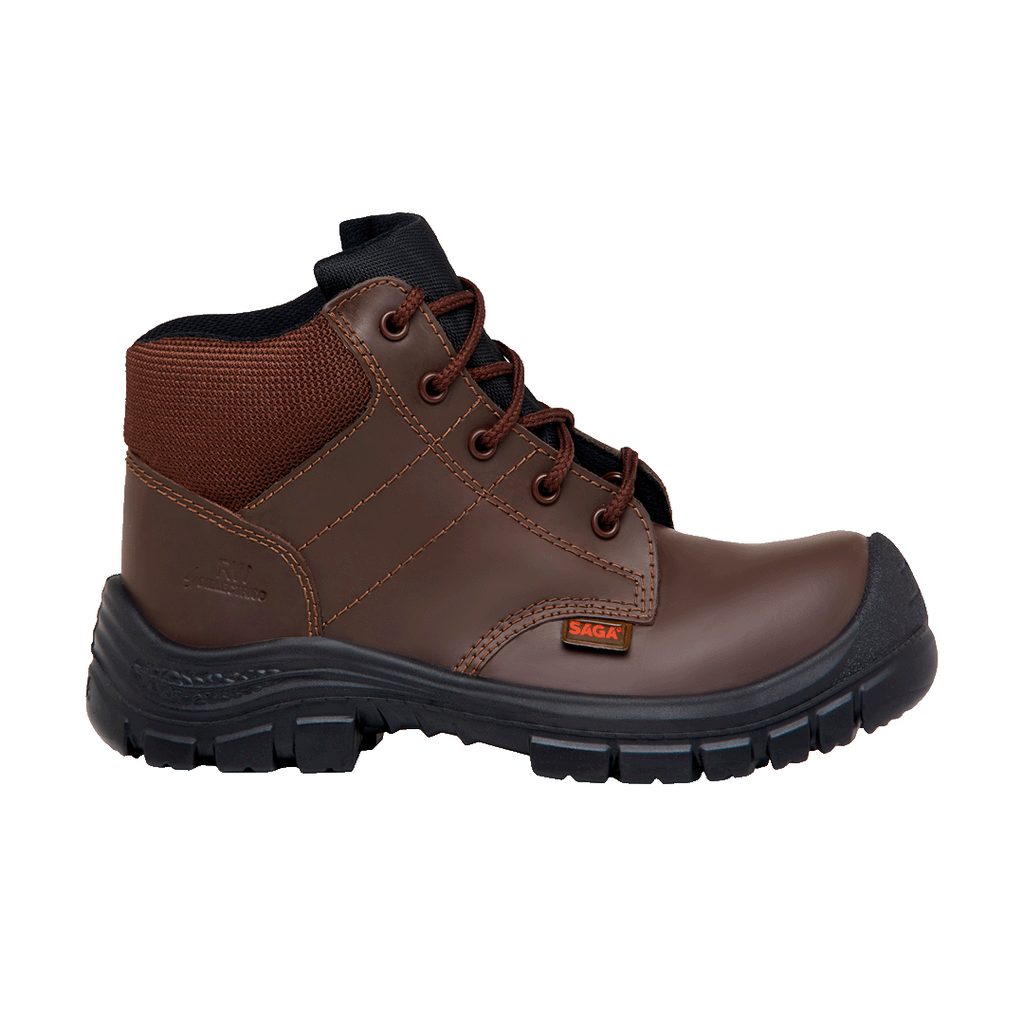 [173103604] BOTA CUERO GRASO MARRON SUELA PU-PU REF: 2062 + PLANTILLA ANATOMICA T 36