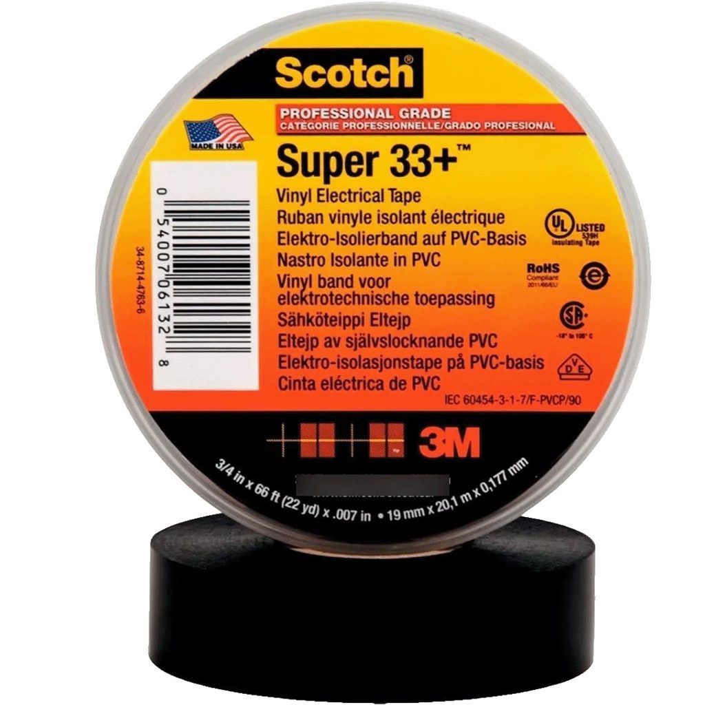 [073000100] CINTA VINILO SUPER 33 19 MM X 20 MT *C.E*