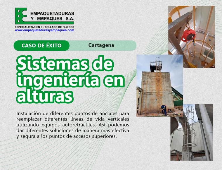Recubrimiento aislante y protección contra caídas y mecanismos de anclaje